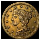 1848 Braided Hair Large Cent UNCIRCULATED