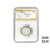 1909-O Barber Quarter PGA AU55 Detail