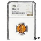 1940 Wheat Cent NGC PF66 RD