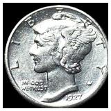 1927-S Silver Mercury Dime CLOSELY UNCIRCULATED