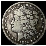 1894-O Silver Morgan Dollar ABOUT UNCIRCULATED