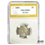1883 Liberty Victory Nickel PGA MS64 No Cents
