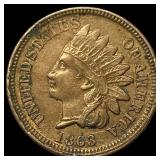 1863 Indian Head Cent NEARLY UNCIRCULATED