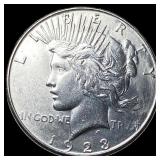 1923 Silver Peace Dollar CLOSELY UNCIRCULATED