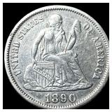 1890 Seated Liberty Dime CLOSELY UNCIRCULATED