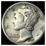 1926-S Silver Mercury Dime NEARLY UNCIRCULATED