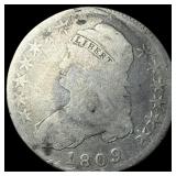1809 Capped Bust Half Dollar NICELY CIRCULATED