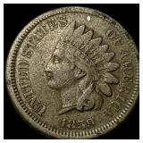 1859 Copper-Nickel Indian Head Cent NEARLY UNCIRCU