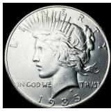 1935 Silver Peace Dollar UNCIRCULATED