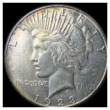1923-S Silver Peace Dollar CLOSELY  UNCIRCULATED