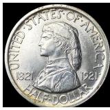 1921 Silver Missouri Centennial Half Dollar  UNCI
