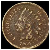 1860 Indian Head Cent NEARLY UNCIRCULATED