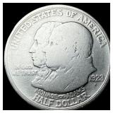 1923-S Silver Monroe Doctrine Half Dollar NICELY C