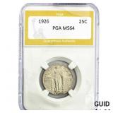 1926 Standing Liberty Quarter PGA MS64