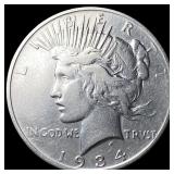 1934-D Silver Peace Dollar NEARLY UNCIRCULATED