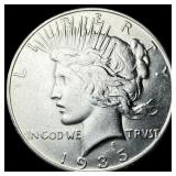 1935-S Silver Peace Dollar CLOSELY UNCIRCULATED
