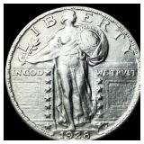 1928 Standing Liberty Silver Quarter CLOSELY UNCIR