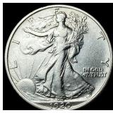 1920-S Silver Walking Liberty Half Dollar CLOSELY