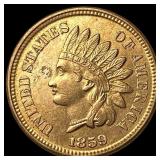 1859 Copper-Nickel Indian Head Cent  UNCIRCULATED