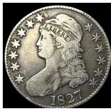 1827 Capped Bust Half Dollar LIGHTLY CIRCULATED
