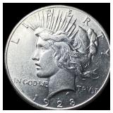 1928 Peace Silver Dollar CHOICE AU