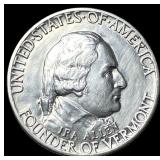 1927 Silver Battle of Bennington Half Dollar UNCIR