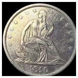 1846-O Silver Half Dollar CLOSELY UNCIRCULATED