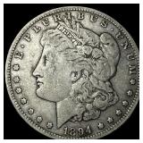 1894-O Morgan Silver Dollar NEARLY UNCIRCULATED