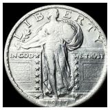 1917 Standing Liberty Silver Quarter NEARLY UNCIRC