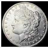 1897-S Silver Morgan Dollar CHOICE AU