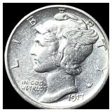 1917 Mercury Dime CLOSELY UNCIRCULATED