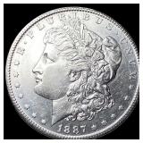 1887 Silver Morgan Dollar UNCIRCULATED
