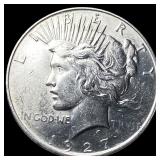 1927 Silver Peace Dollar CLOSELY UNCIRCULATED