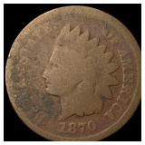 1870 Indian Head Cent NICELY CIRCULATED