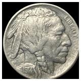 1914 Buffalo Nickel NEARLY UNCIRCULATED