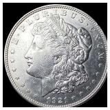 1921 Silver Morgan Dollar NEARLY UNCIRCULATED