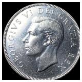 1950 Canada Silver Dollar UNCIRCULATED
