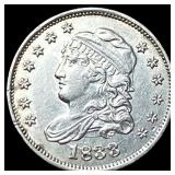 1833 Capped Bust Silver Half Dime UNCIRCULATED