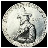 1920 Silver Pilgrim Half Dollar CLOSELY UNCIRCULAT