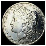 1891-CC Silver Morgan Dollar LIGHTLY CIRCULATED