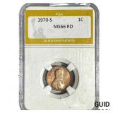 1970-S Lincoln Memorial Cent PGA MS66 RD