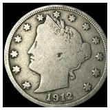 1912-D Liberty Head Nickel NICELY CIRCULATED
