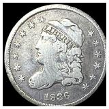 1836 Capped Bust Half Dime NICELY CIRCULATED