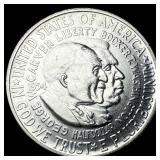 1954 Silver Half Dollar Booker T. Washington & Geo