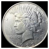 1923 Peace Silver Dollar CLOSELY UNCIRCULATED