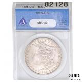1885-O Morgan Silver Dollar ANACS MS65