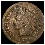 1870 Indian Head Cent NICELY CIRCULATED