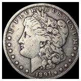 1891-O Silver Morgan Dollar NEARLY UNCIRCULATED