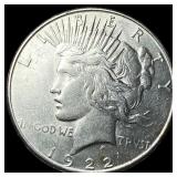 1922 Silver Peace Dollar CLOSELY UNCIRCULATED