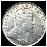 1902 Canada Silver 5 Cents UNCIRCULATED